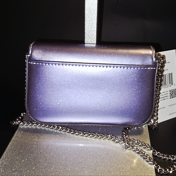Kenzie Card Case Crossbody Shimmer Purple - Picture 2 of 5